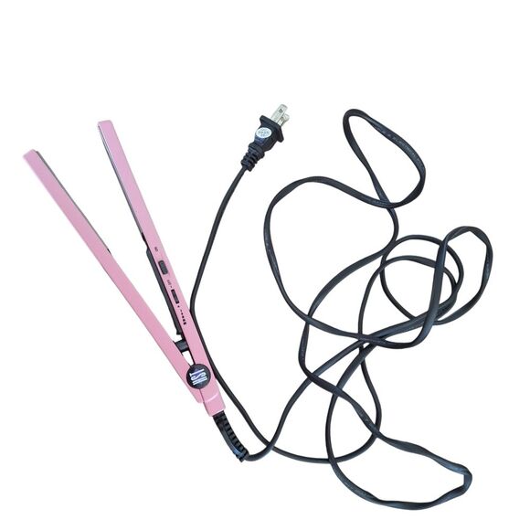 Helen Of Troy Flat Iron Pink Hot Shot 1" Straightener - Picture 3 of 13